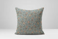 Sage Green Floral Pillow Cover: Cotton Linen Botanical Cushion - Image 1