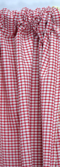 Cotton Gingham Curtain: Farmhouse Window Curtain - Image 3