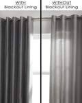 Retro Floral Linen Curtain: 70s Olive Green & Rust Red Drapes - Image 3