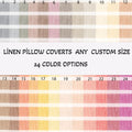 Linen Pillow Cover: Woven Cushion Case for Modern Home Decor - Image 2