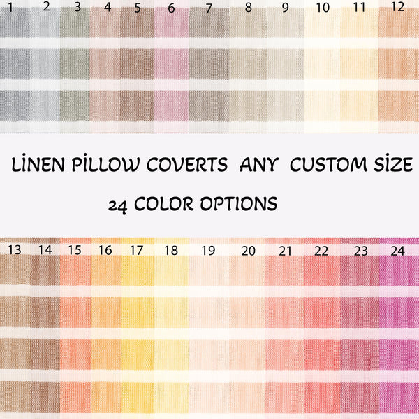 Linen Pillow Cover: Woven Cushion Case for Modern Home Decor