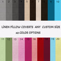 Neutral Linen-Cotton Throw Pillow Cover: Modern Farmhouse Decor - Image 2