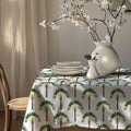 Floral Boho Tablecloth: Gardenya Fabric, Ethnic Print - Image 3