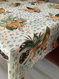 Modern Striped Tablecloth: Gardenya Cotton Blend, Minimalist Color Block - Image 3