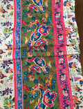 Elegant Boho Table Runner – Blue and Beige Floral Decor, Classic Dining Accent - Image 3
