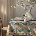 Elephant Print Tablecloth: Gardenya Fabric Indian Jungle Style - Image 3