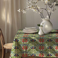 Classic Motif Tablecloth: Gardenya Fabric Cotton Blend Cover - Image 1