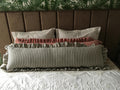 Ruffled Linen Lumbar Pillow Cover: Striped Farmhouse Bolster - Image 5