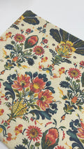 Vintage Floral Linen Pillow Cover: Bohemian Botanical Cushion - Image 2