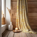 Yellow Sunflower Linen Curtain: Floral Botanical Window Panel - Image 3
