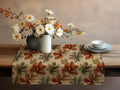 Velvet Maple Leaf Table Runner: Rustic Autumn Dining Decor - Image 1