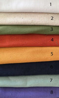 Rustic Cotton Kitchen Towels: Ruffled Autumn Tea Towel - Image 3
