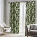 Tropical Leaf Curtain:  Botanical Print Window Panel - Image 3