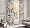 Botanical Butterfly Curtain: Vintage Floral  Window Panel - Image 3