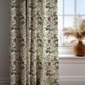 Tropical Palm Leaf Cotton Linen Curtain Panel: Botanical Print Drapery - Image 1