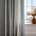 Blue Striped Linen Curtain: Modern Coastal Drapes - Image 2