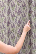 Lavender Floral Linen Curtain: Provence Country Cottage Style - Image 2