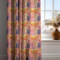 Colorful Mosaic Linen Curtain: Modern Geometric Pattern Drapes, Abstract Rainbow Boho Home Decor - Image 3