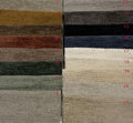 Beige Floral Textured Cotton Blend Curtains: Light Blocking Eyelet Drapes - Image 4