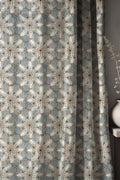 Intricate Geometric Linen Curtains - Star Lattice Linen Drapes - Boho Mandala Window Treatment - Image 1