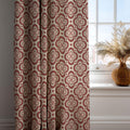 Retro Quatrefoil Curtain: Geometric Mid Century Print Window Panel - Image 1