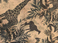 Safari Giraffe Linen Curtains: Exotic Jungle Print, Earthy Boho Drapes - Image 2