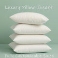 Custom Size Pillow Inserts – Soft Silicone Bead Microfiber Cushion Stuffing - Image 1