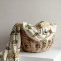 Royal Peacock Linen Curtain - Tree of Life Linen Drape - Image 3