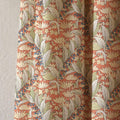 William Morris Style Linen Curtain, Thistle Floral Print, Custom Size - Image 2