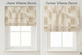 Floral Vine Roman Shade : Purple Yellow Botanical Window Blind, Printed Custom Chain - Image 2