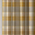 Classic Yellow Plaid Linen Curtain, Rustic Farmhouse Checkered Window Panel - Image 4