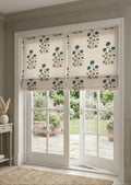 Floral Botanical Linen Roman Shade, Custom Farmhouse Window Blind, Cottage Style Curtain - Image 3