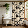 Palm Tree Shower Curtain: Botanical Tropical Bathroom Decor - Image 2