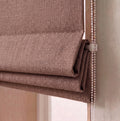 Textured Woven Roman Shade, Dusty Rose Linen Blind, Custom Window Treatment, Modern Farmhouse Decor - Image 2