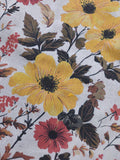 Sunlit Garden Linen Curtain – Bright Botanical Floral Panel for Boho or Farmhouse Style - Image 4