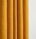 Mustard Linen Curtain, Rustic Farmhouse Drapes, Boho Window Panel, Textured Linen Curtain, Custom Neutral Curtain - Image 3